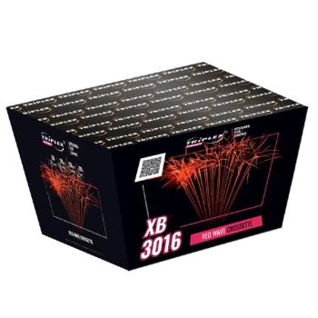 XB3016 - RED WAVE CROSSETTE V 70s 0,8"